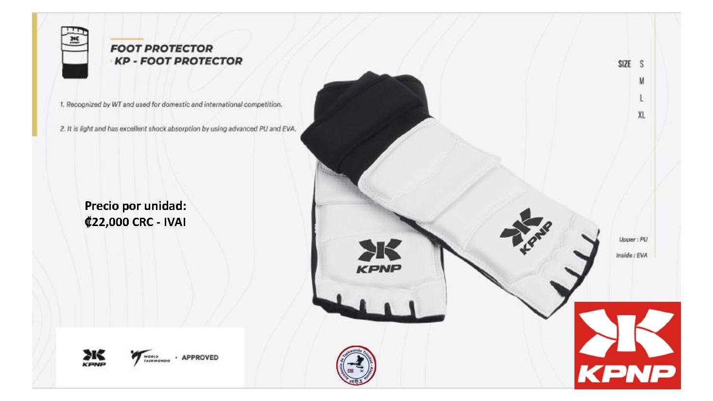Protector de pie KP